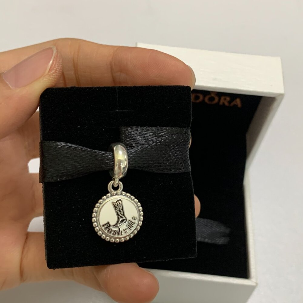Pandora Nashville Exclusive Charm Pendant S925 Sterling Silver Jewelry